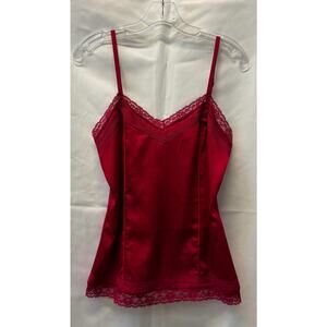 Womens Black Velour Cosmic Aura Crop Tank Size XL